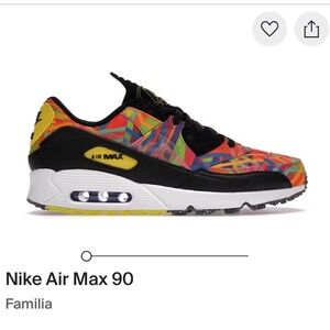 Nike Air Max 90 Familia Multicolor Size 7.5 Women’s Rare Colorway
